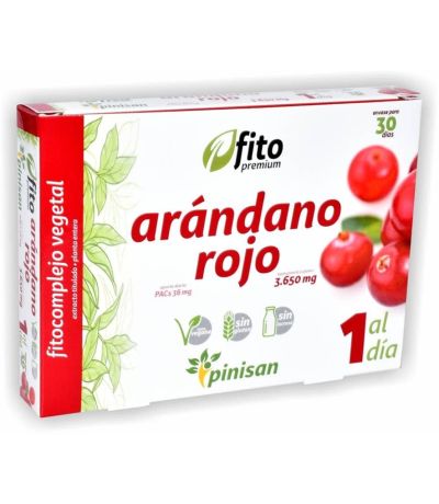 Fito Premium Arandano Rojo SinGluten Vegan 30caps Pinisan
