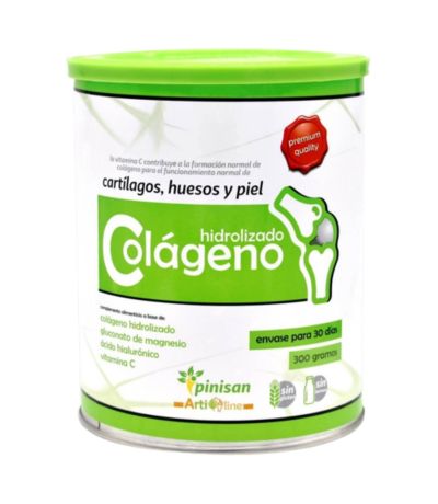 Colageno Hidrolizado Vitamina C Acido Hialuronico SinGluten 300g Pinisan