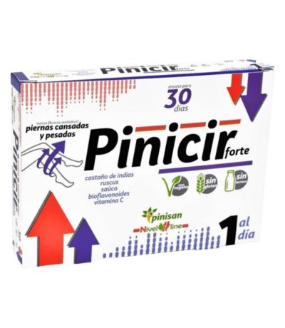 Pinicir Forte SinGluten Vegan 30caps Pinisan