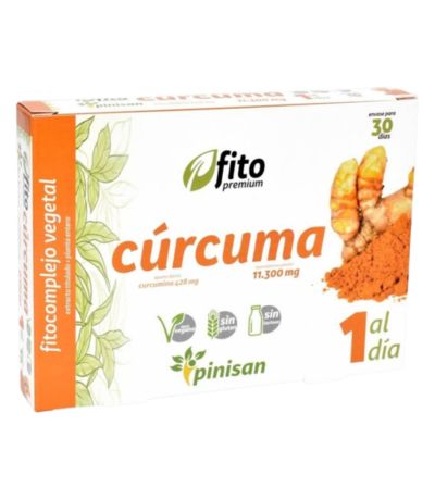 Curcuma Fitopremium SinGluten Vegan 30caps Pinisan