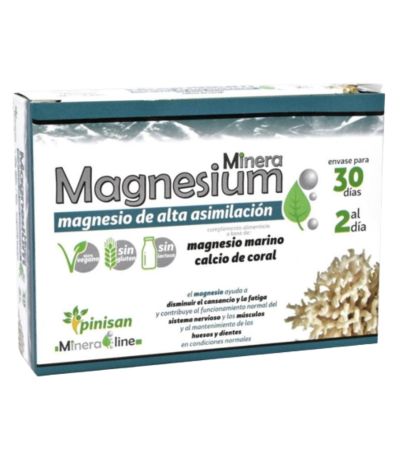 Minera Magnesium SinGluten 60caps Pinisan