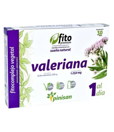 Fito Premium Valeriana SinGluten Vegan 30caps Pinisan