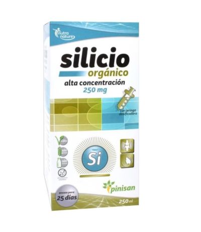 Silicio Organico 250mg Vegan 250ml Pinisan