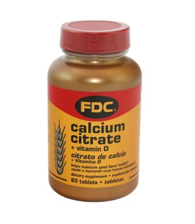 Citrato Calcio y Vitamina D 60caps FDC