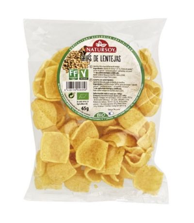 Chips de Lentejas Bio Vegan 65g Natursoy