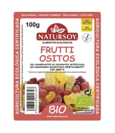Frutti Ositos SinGluten Vegan Bio 100g Natursoy
