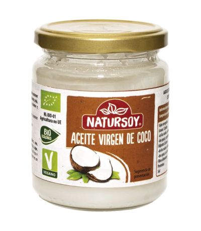 Aceite de Coco Bio 200g Natursoy