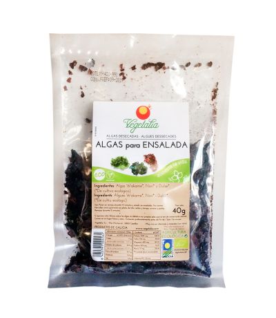 Alga para Ensalada en Copos Eco Vegan 40g Vegetalia