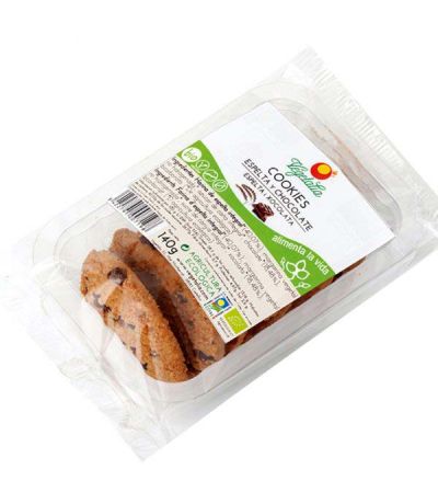 Cookies de Espelta con Chocolate Bio Vegan 140g Vegetalia
