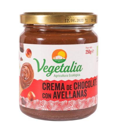 Crema de Chocolate con Avellanas Eco 250g Vegetalia