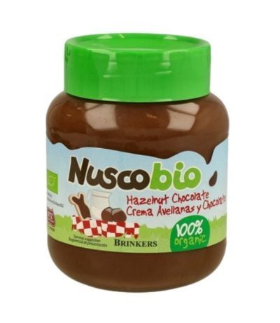 Crema de Chocolate y Avellanas Bio 400g Nuscobio