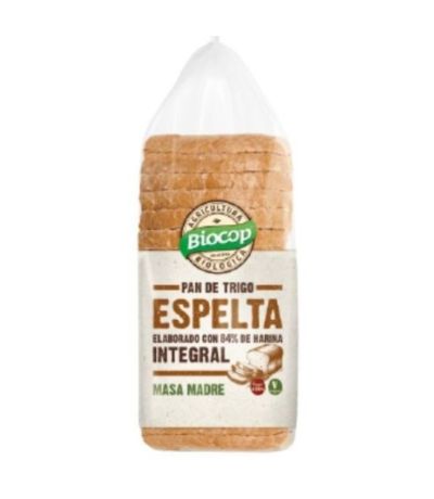 Pan de Molde de Espelta Integral Bio Vegan 400g Biocop