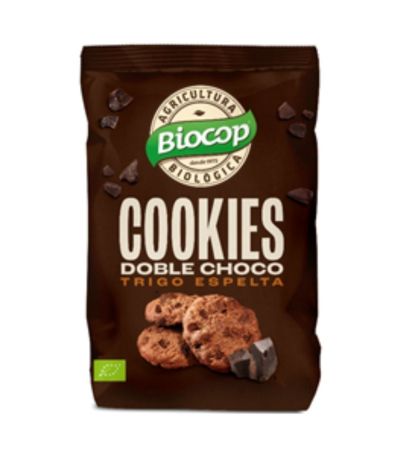 Cookies Trigo Espelta Doble Chocolate Bio 200g Biocop