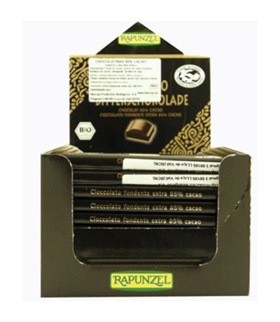Chocolatinas 85 Chocolate Negro Bio 20g Rapunzel