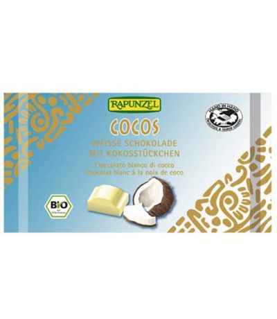 Snack de Chocolate Blanco con Coco Bio 100g Rapunzel