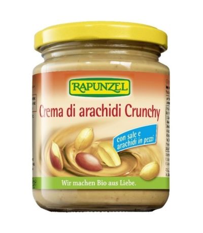 Crema de Cacahuete Crunchy con Sal Eco 250g Rapunzel
