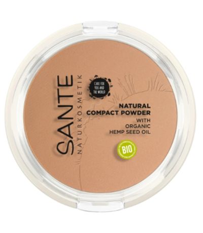 Maquillaje Compact Powder 03 Warm Honey Vegan 9g Sante