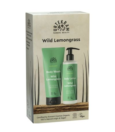 Pack Wild Lemongrass Gel y Hidratante Corporal Eco Vegan 1ud Urtekram