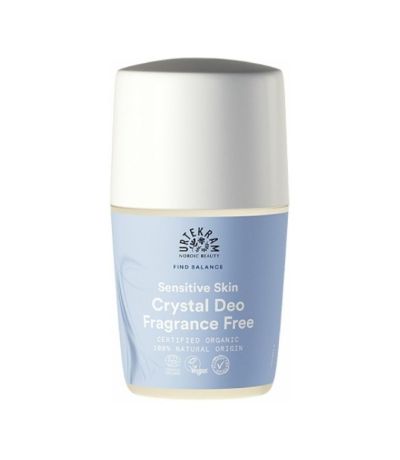 Desodorante Roll-On Cristal deo Fragance Free Vegan 50ml Urtekram