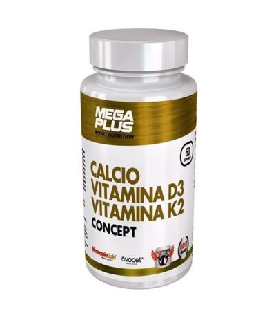 Calcio Vitamina D3 Vitamina K2 Concept 60caps Megaplus