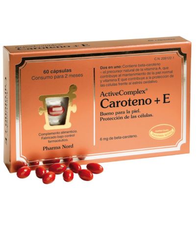 ActiveComplex Caroteno Vitamina-E 60comp Pharma Nord