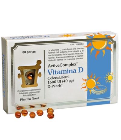 ActiveComplex Vitamina-D 1600Ui 80 Perlas Pharma Nord