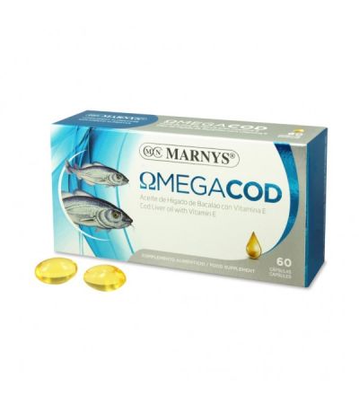 OmegaCod Aceite Higado Bacalao 60 Perlas Marnys