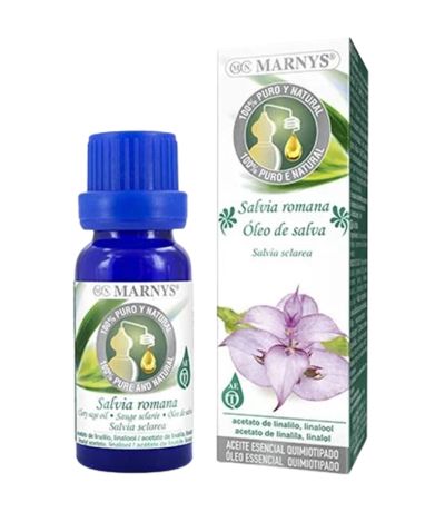 Aceite Esencial Alimentario Salvia Romana 15ml Marnys