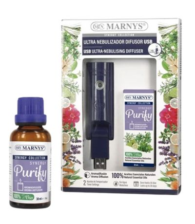 Combo Usb Nebulizador y Sinergy Purify 1ud Marnys