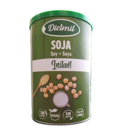 Bebida Vegetal de Soja en Polvo SinGluten Vegan 400g Dietmil