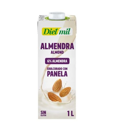 Bebida Vegetal de Almendra SinGluten 6x1L Dietmil