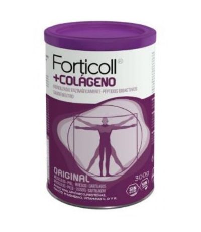Fortigel Colageno Activo con Acido Hialuronico SinGluten 300g Almond Laboratorios