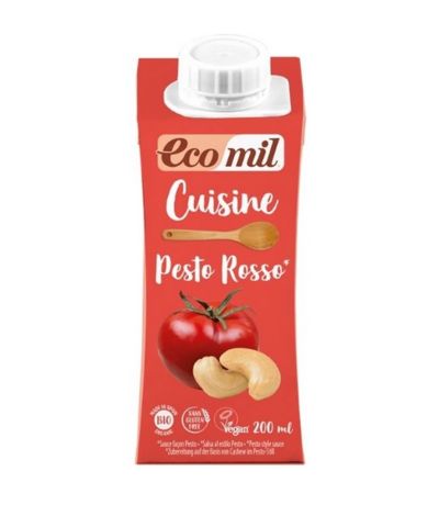 Salsa Cuisine Pesto Rojo SinGluten Eco Vegan 200ml Ecomil