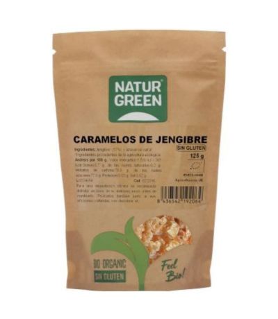 Caramelos de Jengibre Bio 125g Natur Green