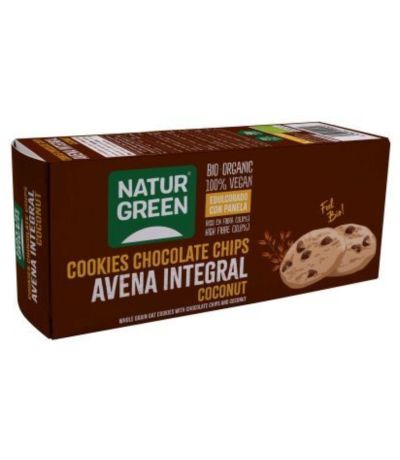 Cookies de Avena Integral con Coco Bio 140g Natur Green