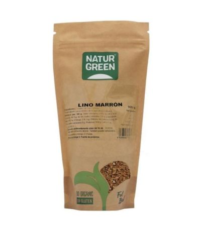 Lino Marron Bio 500g Natur Green