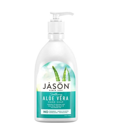 Jabon Manos Aloe Vera con dosificador 473ml Jason