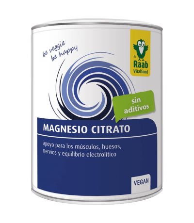 Citrato Magnesio Polvo Vegan 200g Raab