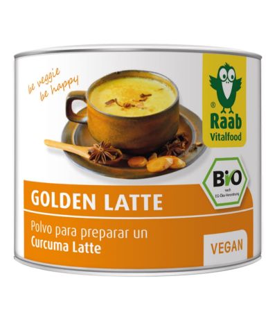 Golden Latte Polvo Bio Vegan 70g Raab