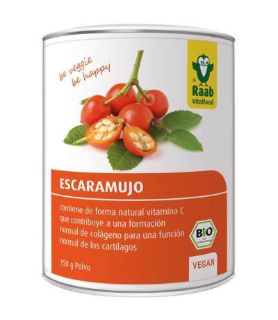 Escaramujo en Polvo Bio Vegan 150g Raab