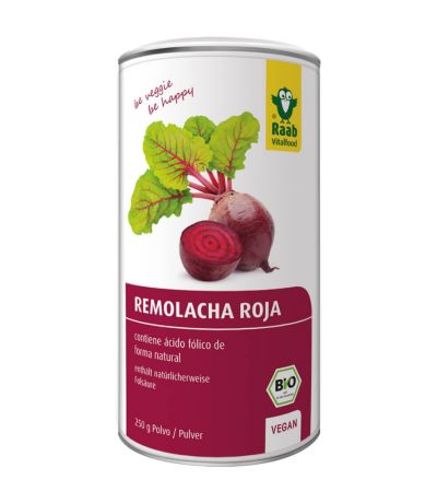 Remolacha Roja en Polvo Bio Vegan 250g Raab