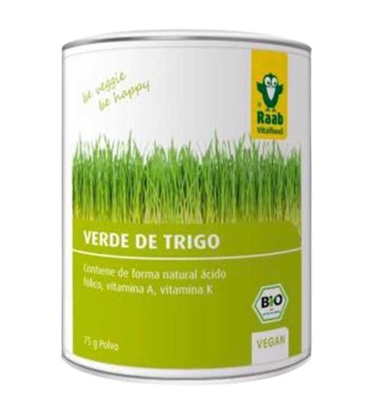 Verde De Trigo Polvo Bio 75gr Raab Vitalfood
