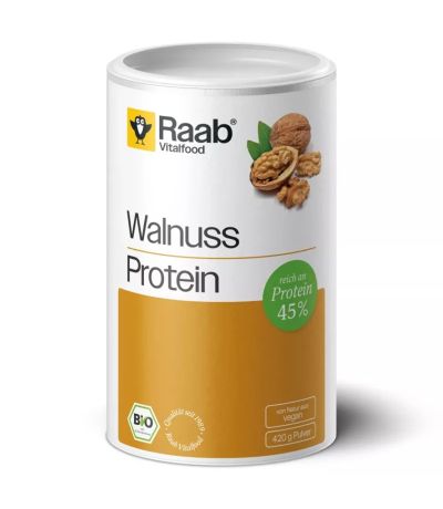 Proteina De Nueces Polvo 45% 420gr Raab Vitalfood