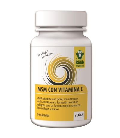 Msm Con Vitamina C 630Mg 90caps Raab Vitalfood