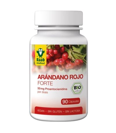 Arandano Rojo Forte 440Mg 90caps Raab Vitalfood