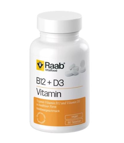 Vitamina B12 D3 Sabor Frutas Del Bosque 1. 5G 60compr Raab Vitalfood