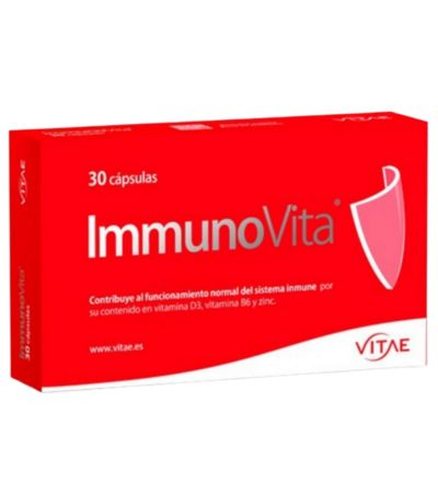 Inmunovita Immiflex defensas SinGluten Vegan 30caps Vitae