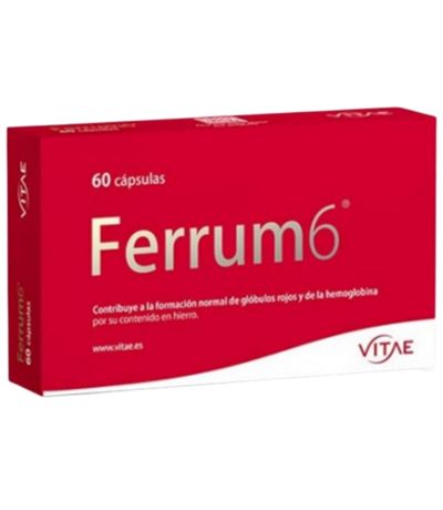 Ferrum6 SinGluten 60caps Vitae