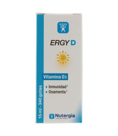 Ergy D Vitamina D3 gotas 15ml Nutergia
