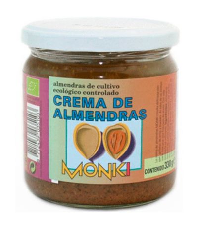 Crema de Almendras Tostada Bio 330g Monki